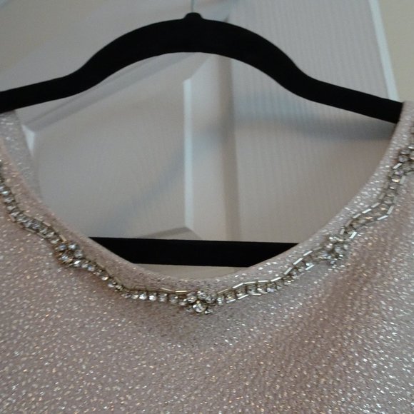 Ladies Size 14 Champagne long Prom Dress-NEW - Picture 7 of 8